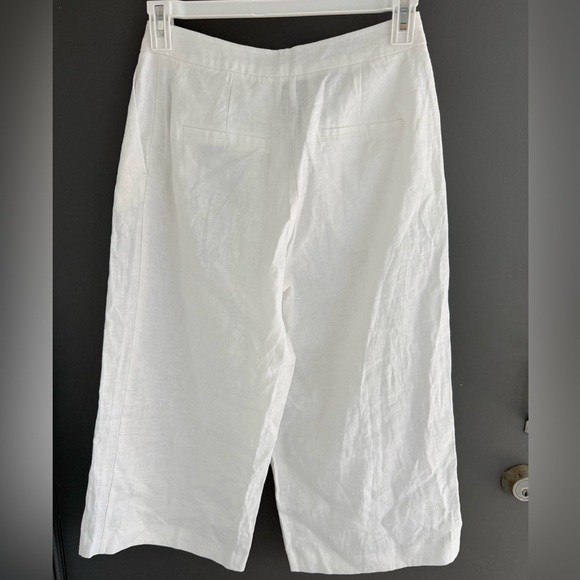 N A-K D     White Linen High-Waist Culottes size 6 NWT - Picture 6 of 16